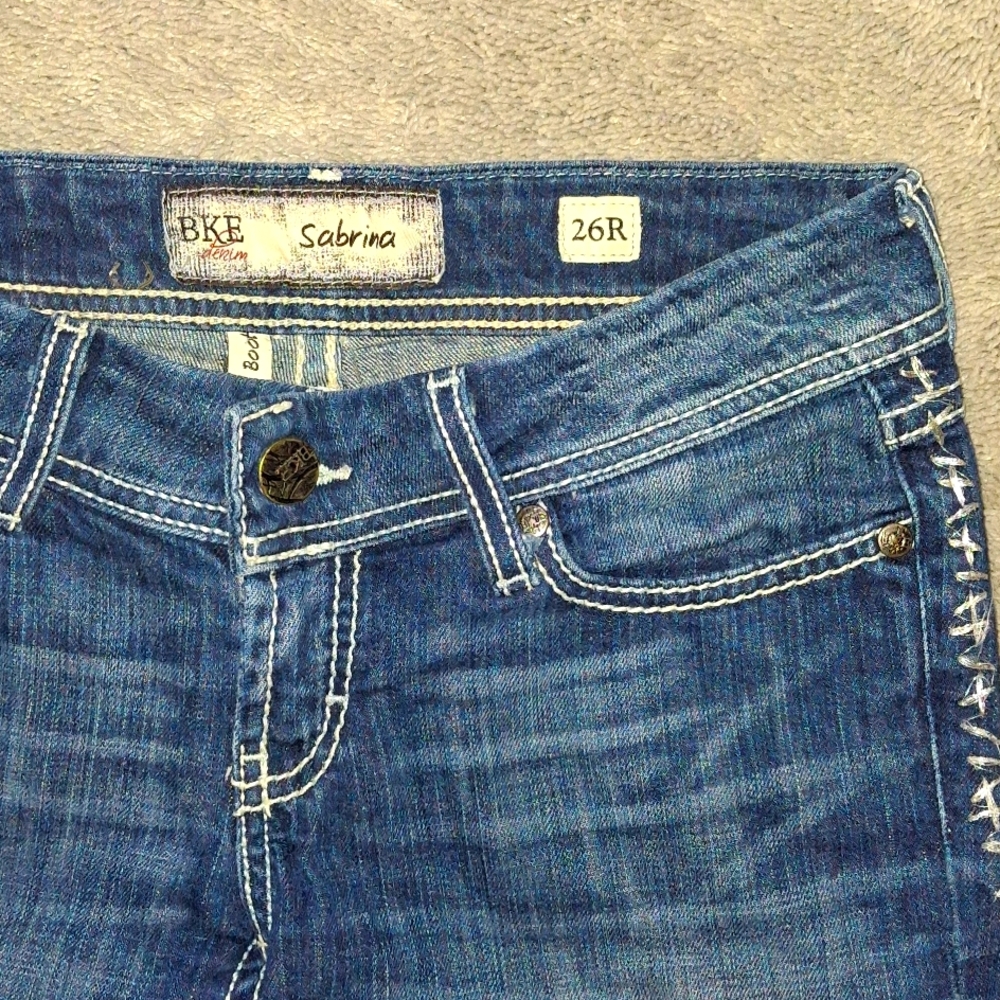 EUC Bke Sabrina Slim Boot Cut Jeans - Picture 5 of 12